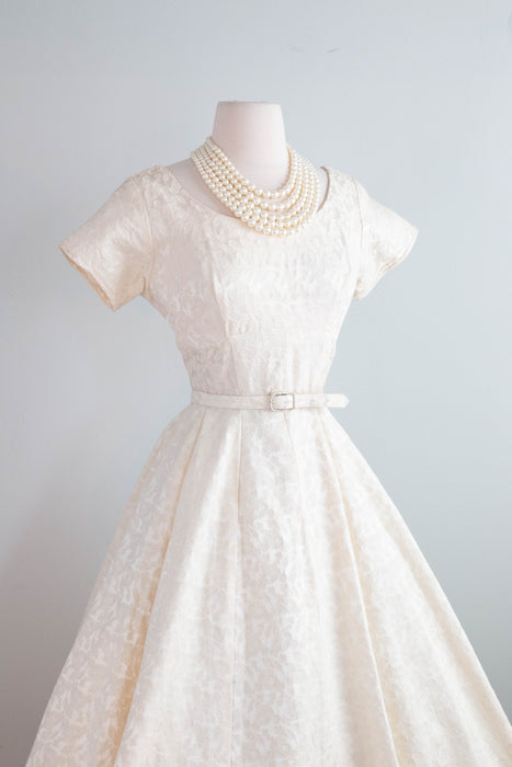 ivory brocade dress Ivory Strapless Brocade Tea Length Dress