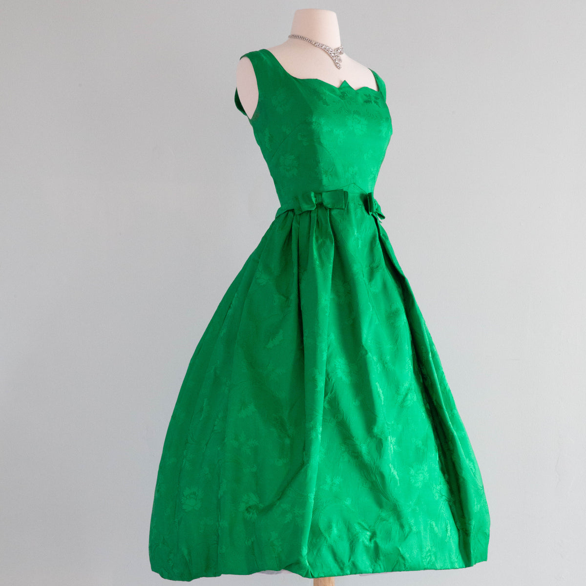 Hattie Carnegie Couture Emerald Green Cocktail Dress / Small – Xtabay  Vintage