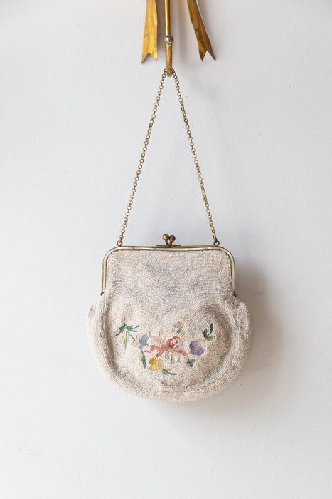 Charming 1920's French Micro Beaded Handbag