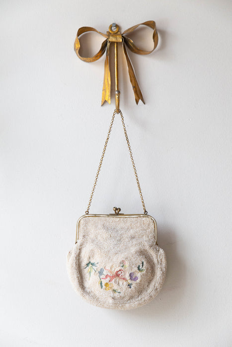 Charming 1920's French Micro Beaded Handbag