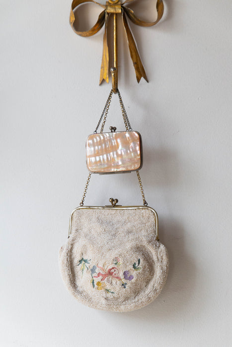 Charming 1920's French Micro Beaded Handbag