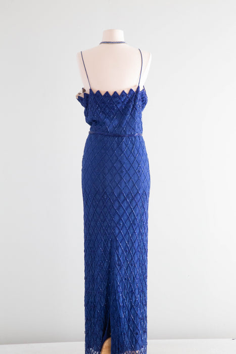 sapphire blue lace dress Serene Sapphire Mermaid Dress Teuta Matoshi