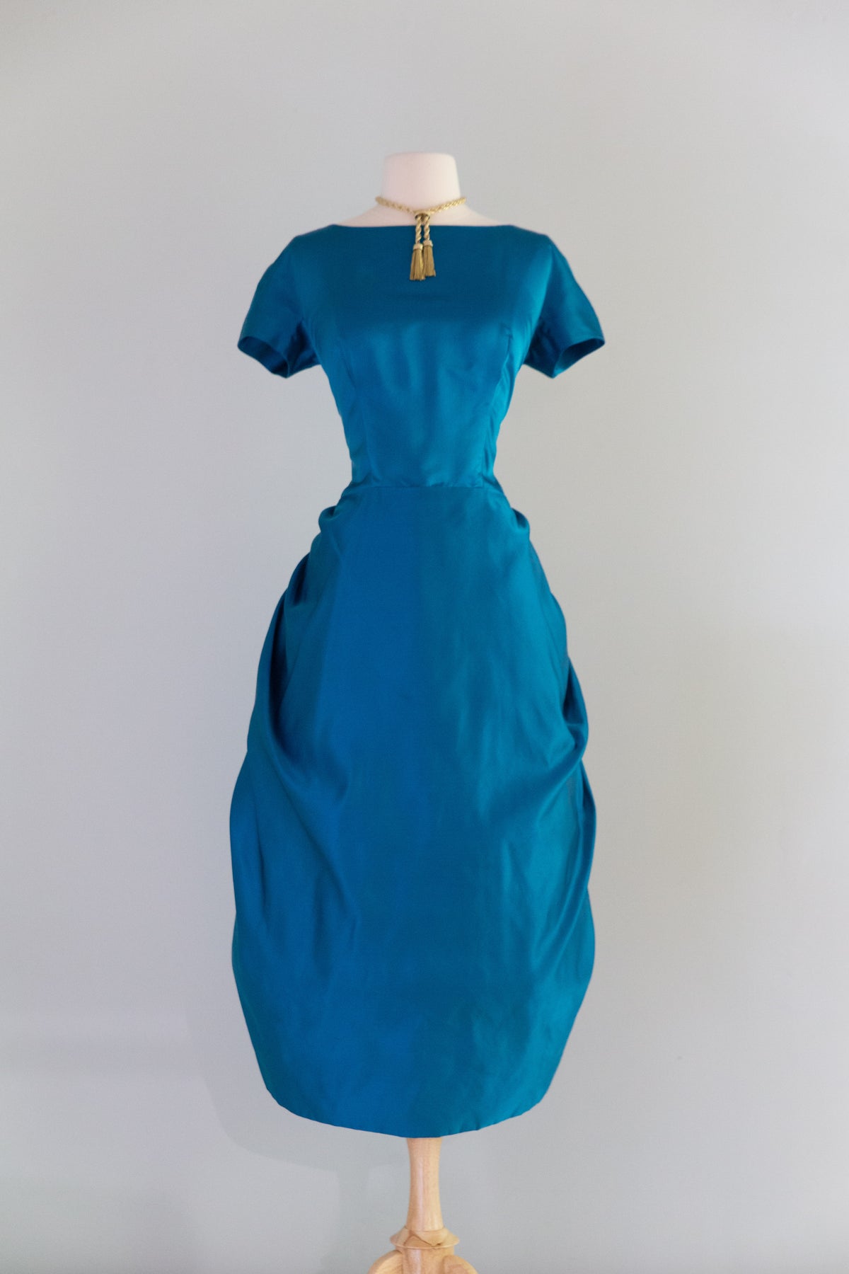 green emerald velvet dress RH1506 — 