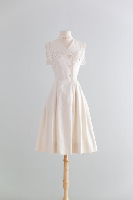 Romantic Vintage Laura Ashley Linen Engagement Dress / Small – Xtabay  Vintage