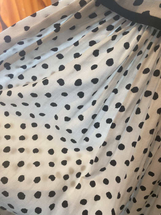 Darling 1950's Polka Dot Cotton Sundress By Johnnye Jr. / Small