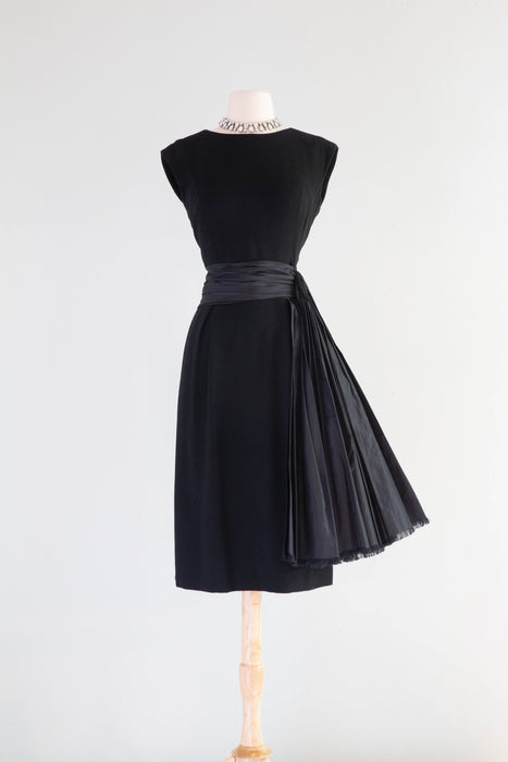 Utterly Divine 1950's Little Black Dress By Adele Simpson / Small Xtabay Vintage Utterly Divine 1950's Little Black Dress By Adele Simpson / Small Xtabay Vintage