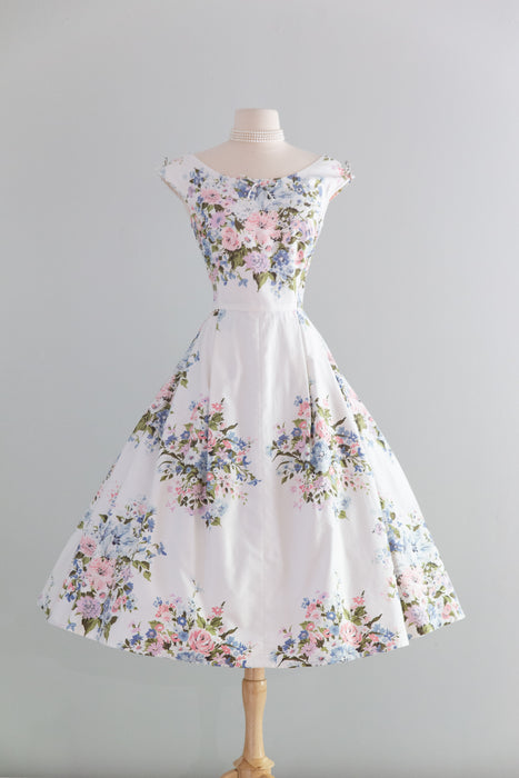Luscious 1950's Waverly Polished Cotton