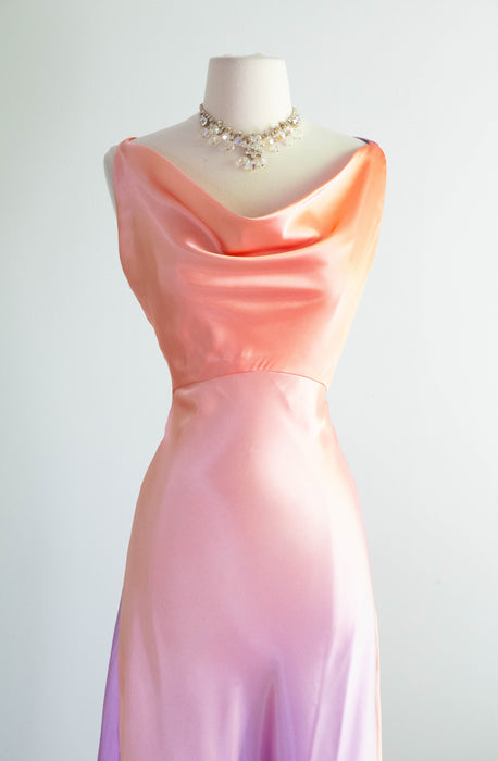 bias cut dress vintage Vintage 1930s Barbizon Silk Rayon Slip Dress