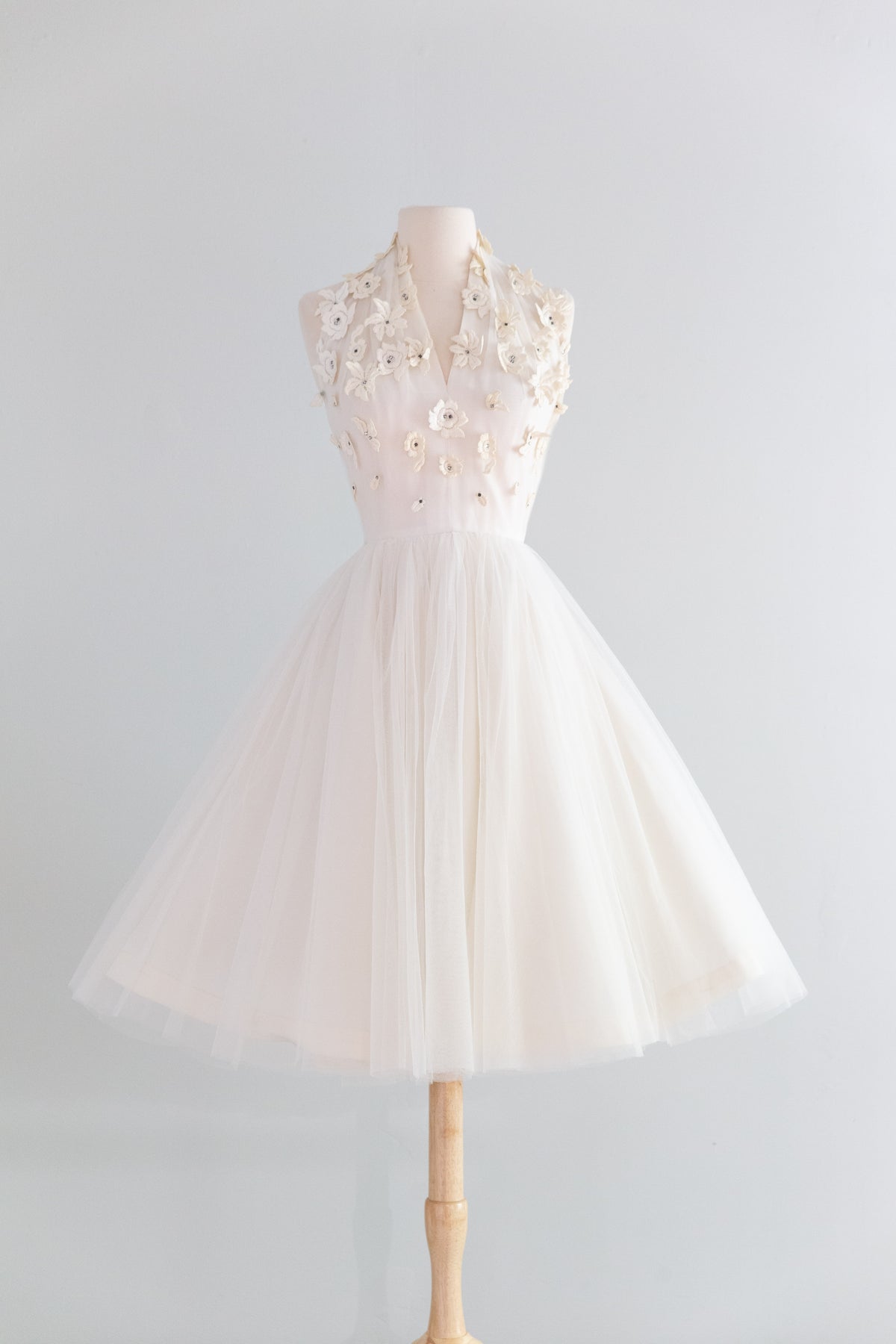 ameri vintage TULLE DOCKING DRESS（S） Ameri VINTAGE - TULLE DOCKING DRESS《美品》の通販 by ノリ's shop