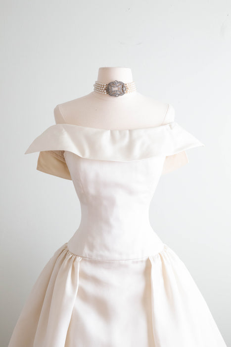 Stunning Vintage Vera Wang Silk Midi Length Wedding Dress / Small – Xtabay Vintage