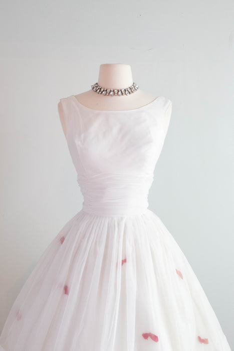 cupcake party dress 1950s Blue Lace Tulle Cupcake Party Dress , sz. S