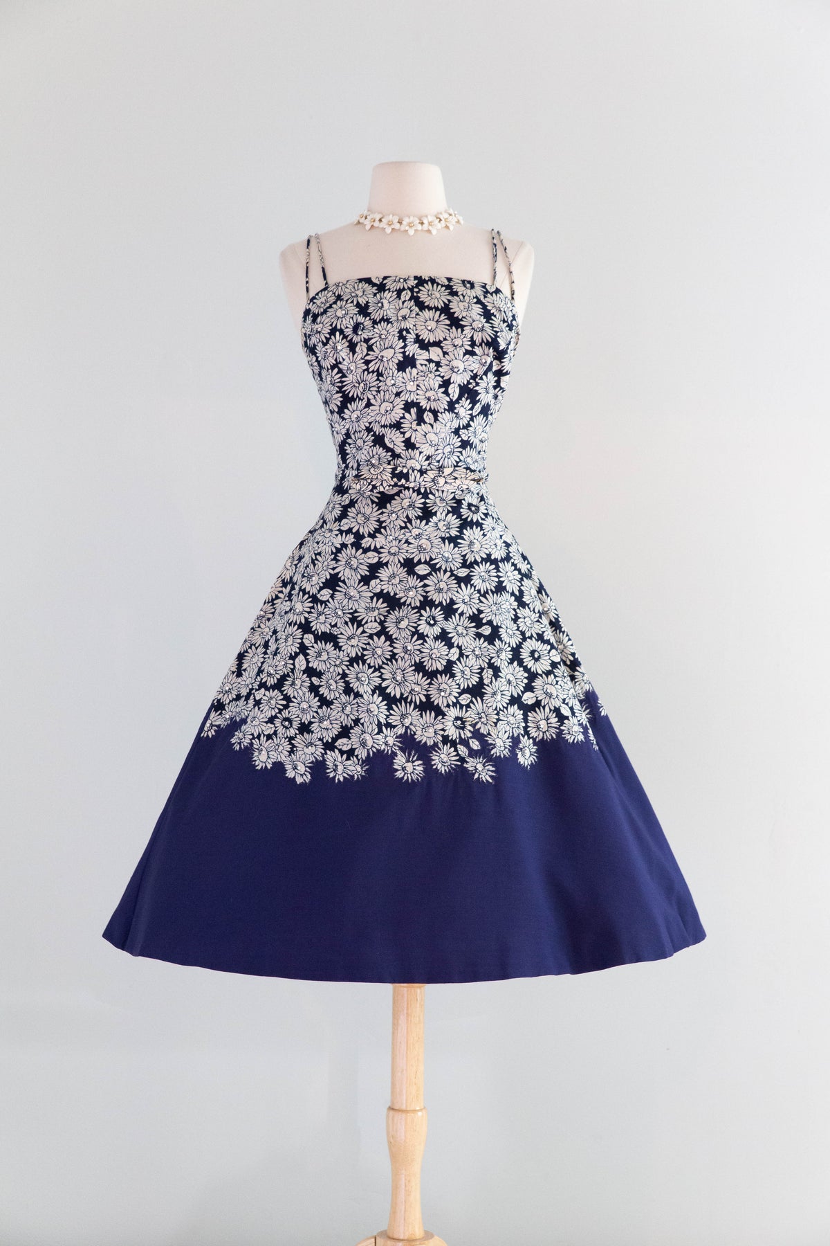 Rare 1950's Designer Betty Higgins Originals Summer Dress made in