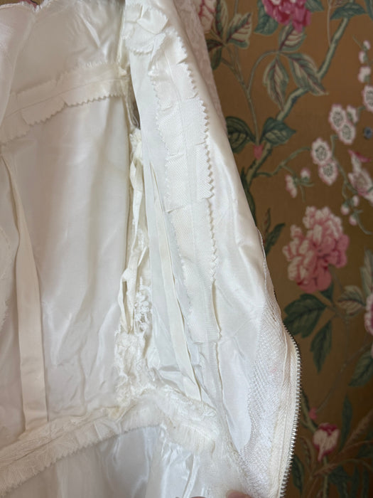 A Truly Dreamy 1950's Cahill Wedding Ballet Length Dress in Lace and Tulle / S