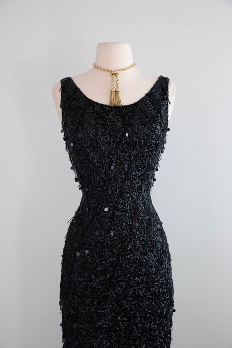 Iconic Early 1960's Beaded Evening Gown From The Personal Wardrobe Of Sophia Loren