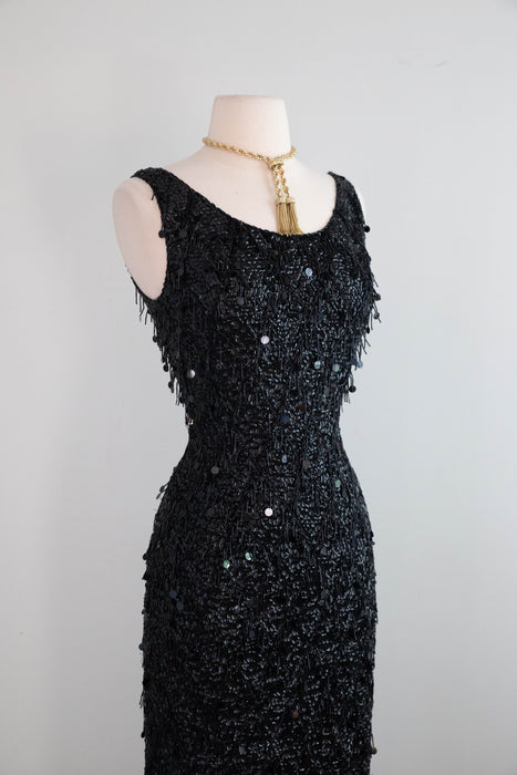 Iconic Early 1960's Beaded Evening Gown From The Personal Wardrobe Of Sophia Loren