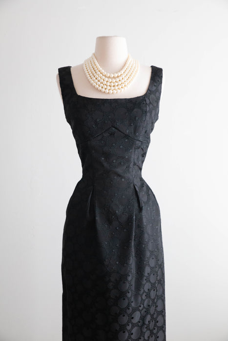 Iconic 1950's Dior Inspired Cocktail Dress & Jacket By Suzy Perette / M