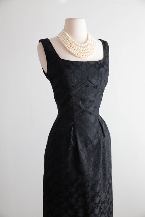 Iconic 1950's Dior Inspired Cocktail Dress & Jacket By Suzy Perette / M