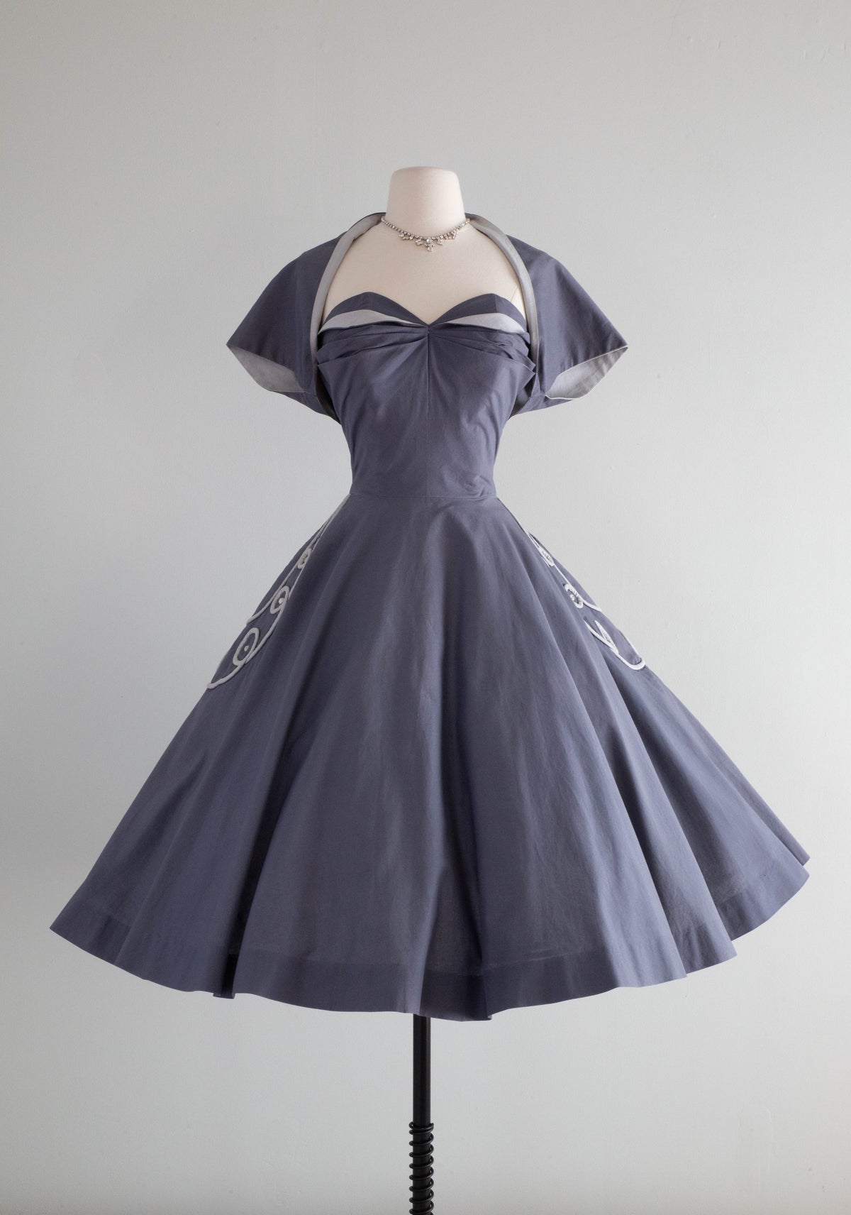Glamorous 1950's Lilli Diamond Strapless Cotton Starlet Dress