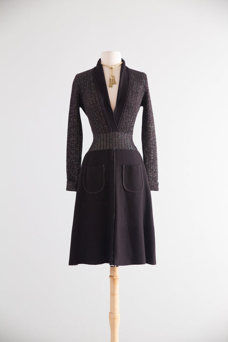 Vintage Chanel Boutique Knit Dress, Fall/Winter 2001