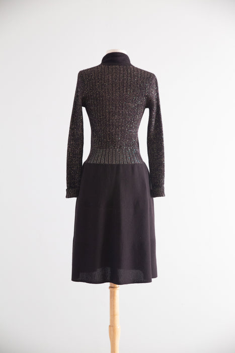 Vintage Chanel Boutique Knit Dress, Fall/Winter 2001
