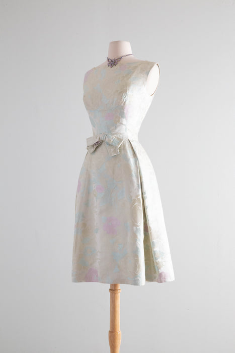 Stunning Early 1960's Silk Brocade Cocktail Dress By Hattie Carnegie / – Xtabay Vintage Stunning Early 1960's Silk Brocade Cocktail Dress By Hattie Carnegie / – Xtabay Vintage