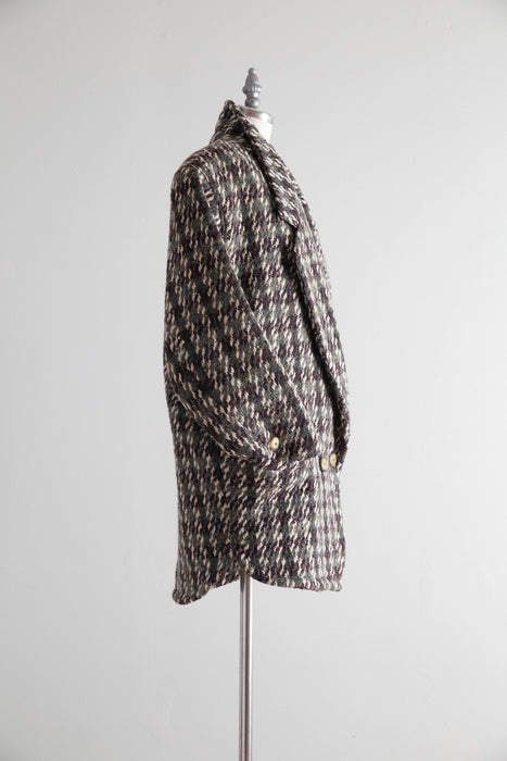 Vintage Avant-Garde Byblos Oversized Wool Coat – Made in Italy, c. 1980s / SM