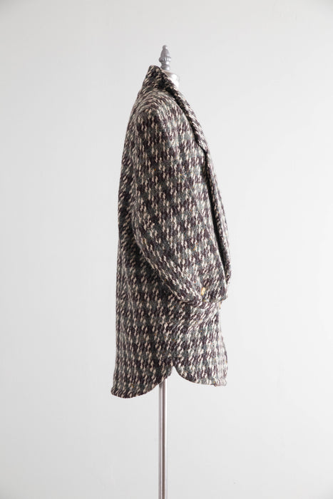 Vintage Avant-Garde Byblos Oversized Wool Coat – Made in Italy, c. 1980s / SM