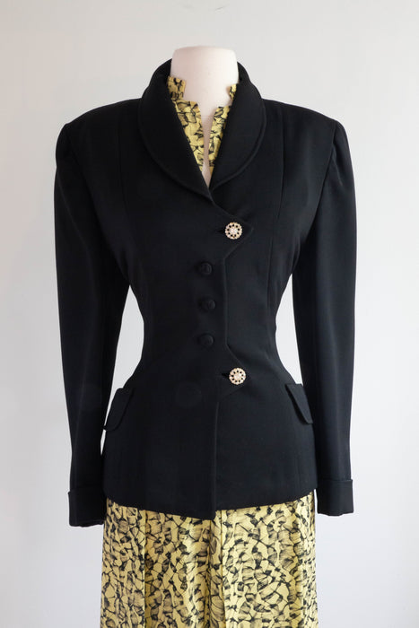 Gabardine on sale jacket 1940s