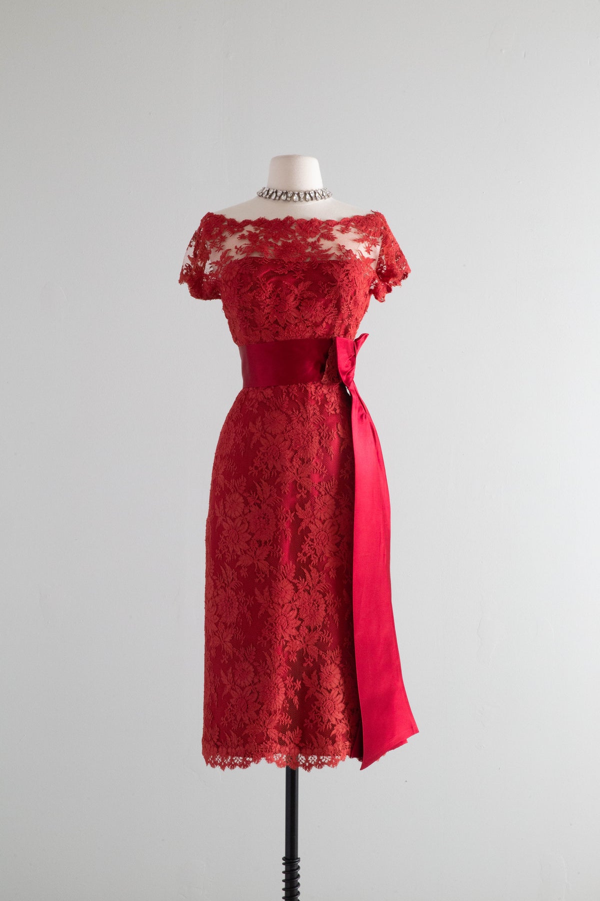 strapless open back dress Bellissima Red Cocktail Dress – Montique main image 1
