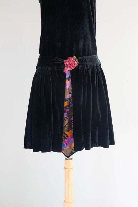 20s velvet dress 1920s Red Wine Great Gatsby and old Hollywood cinematic elegance Vintage 1920s/ 30s Black Silk