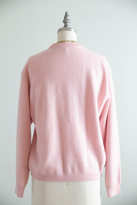 Vintage Westaway & Westaway Pure Cashmere Cardigan, Made in Scottland / m