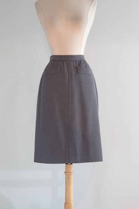 Vintage Yves Saint Laurent “Rive Gauche” Wool Suit, circa late 1970s–early 1980s / SM