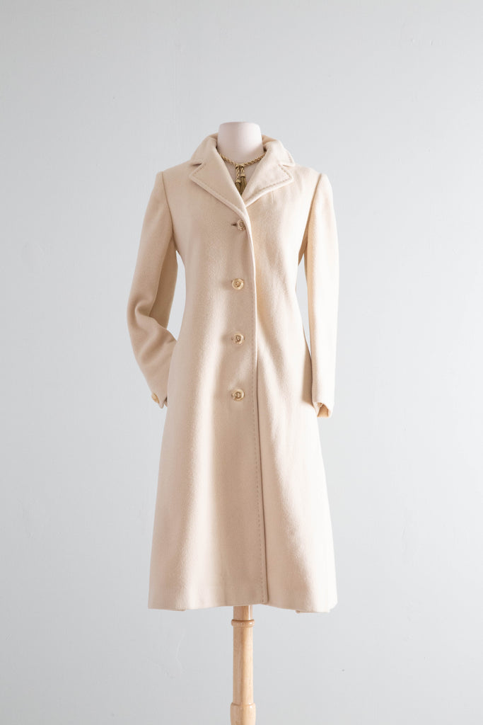 ジャケット・アウター vintage archive long coat Vintage 1980s Ladies Coat Holt Renfrew Overcoat Wool Blend M