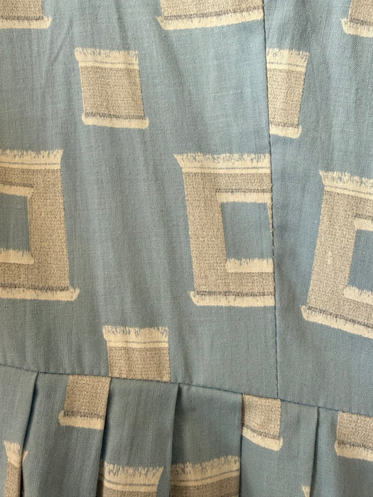 Classic 1950's "Happy Cottons" Day Dress With Original Tags / M