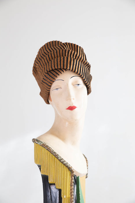 Rare 1960's Christian Dior Chapeaux Sculptural Turban