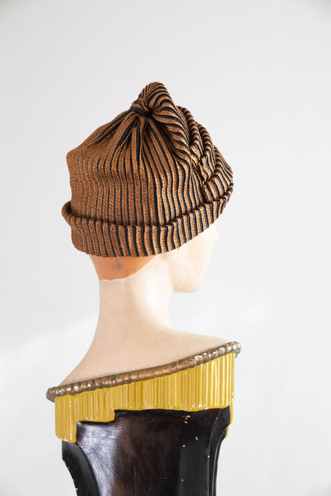 Rare 1960's Christian Dior Chapeaux Sculptural Turban