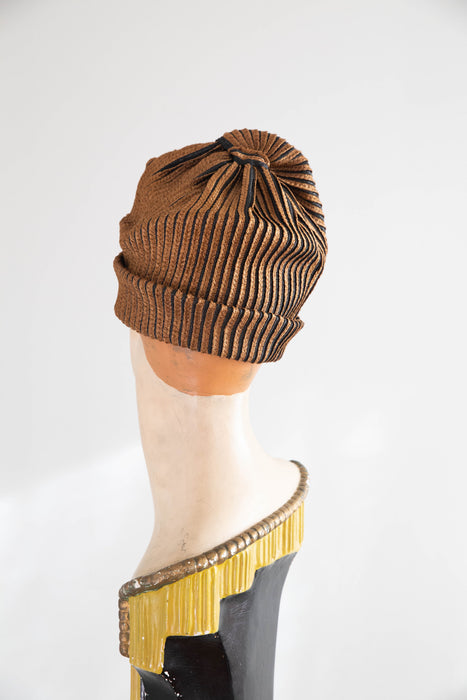 Rare 1960's Christian Dior Chapeaux Sculptural Turban