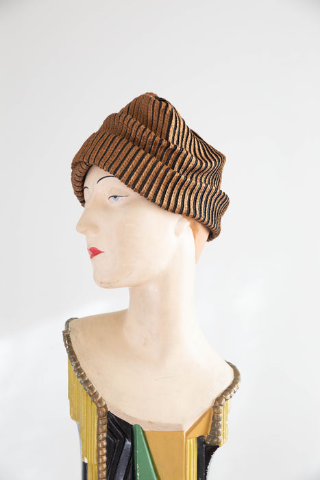 Rare 1960's Christian Dior Chapeaux Sculptural Turban