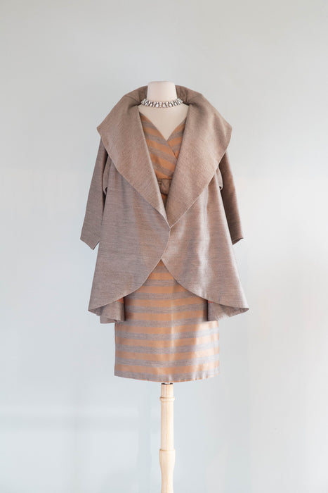 Fabulous 1950's Wiggle Dress & Matching Jacket / M