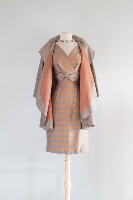 Fabulous 1950's Wiggle Dress & Matching Jacket / M
