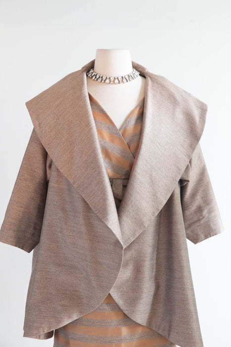 Fabulous 1950's Wiggle Dress & Matching Jacket / M