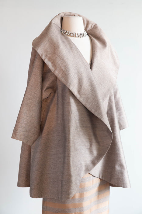 Fabulous 1950's Wiggle Dress & Matching Jacket / M