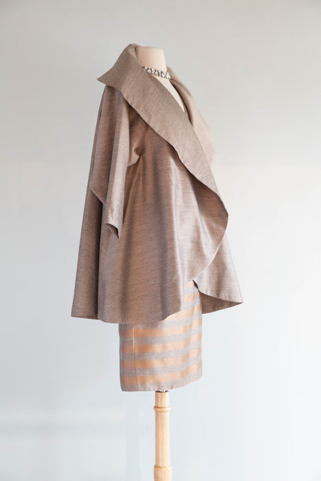 Fabulous 1950's Wiggle Dress & Matching Jacket / M