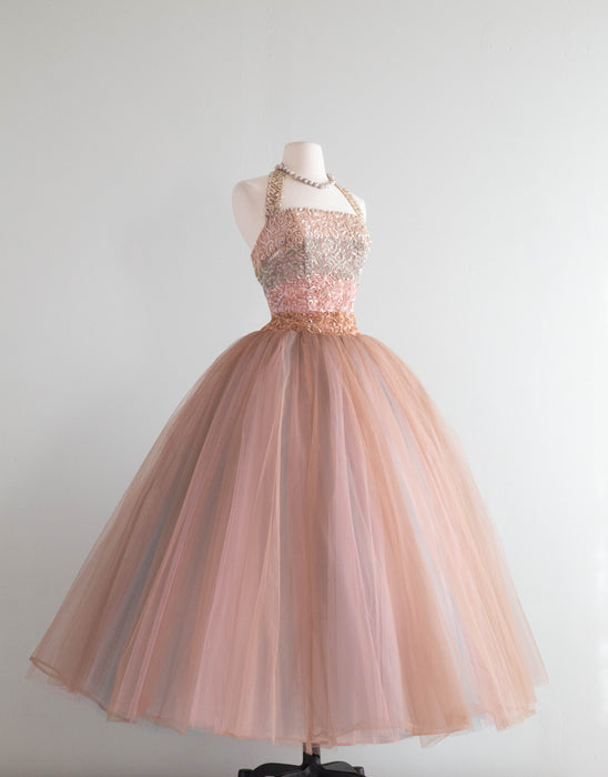 Spectacular 1950's Emma Domb Sugar Plum Fairy Gown / Small