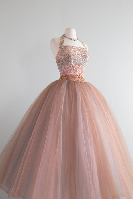 Spectacular 1950's Emma Domb Sugar Plum Fairy Gown / Small
