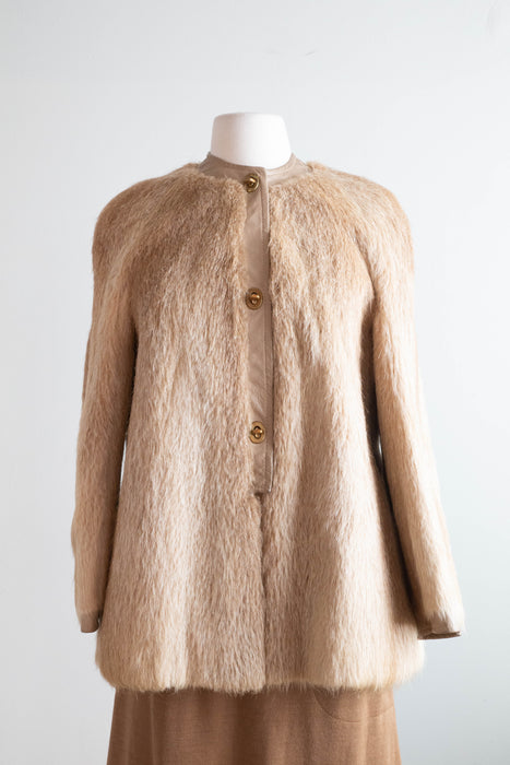 Vintage 1960's Bonnie Cashin Fur Jacket / SM