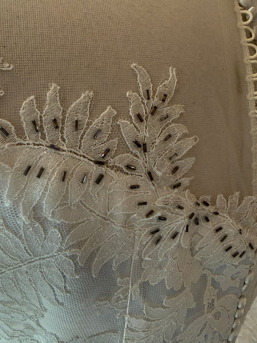 Exquisite 1950's Ballet Pink Wedding Gown & Veil From Priscilla of Boston / S