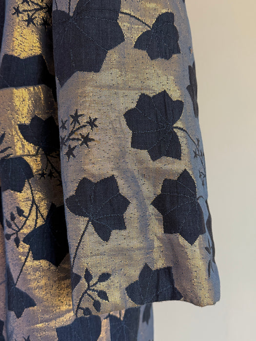 Stunning 1960's Falling Leaves Cocoon Coat By Lawrence of London / SM