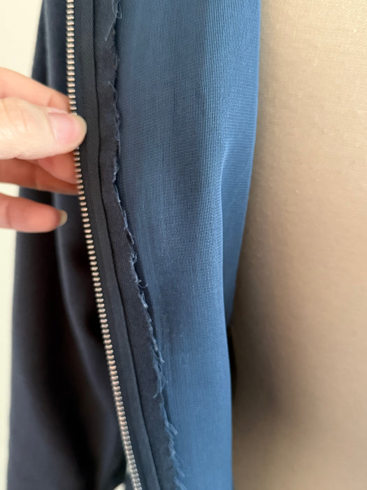 Tailored To Perfection 1950’s Azure Blue Wool Wiggle Dress / M