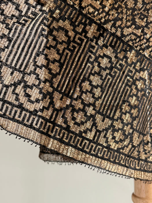 Exquisite Museum Worthy 1920's Bonwit Teller & Co. Gold Lamé Evening Coat / SM